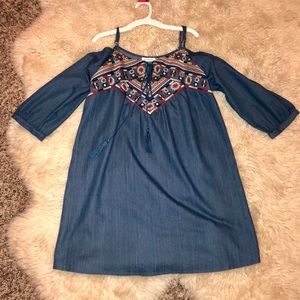 Blu Pepper Denim Dress